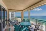Large Balcony with Stellar views of the Gulf